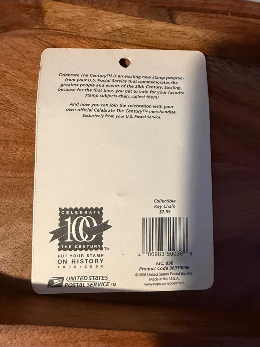 Vintage keychain featuring